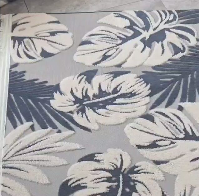 Cotton velvet carpet