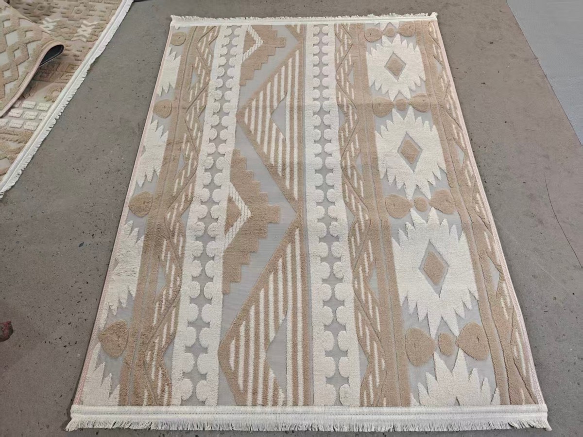 Cotton velvet carpet
