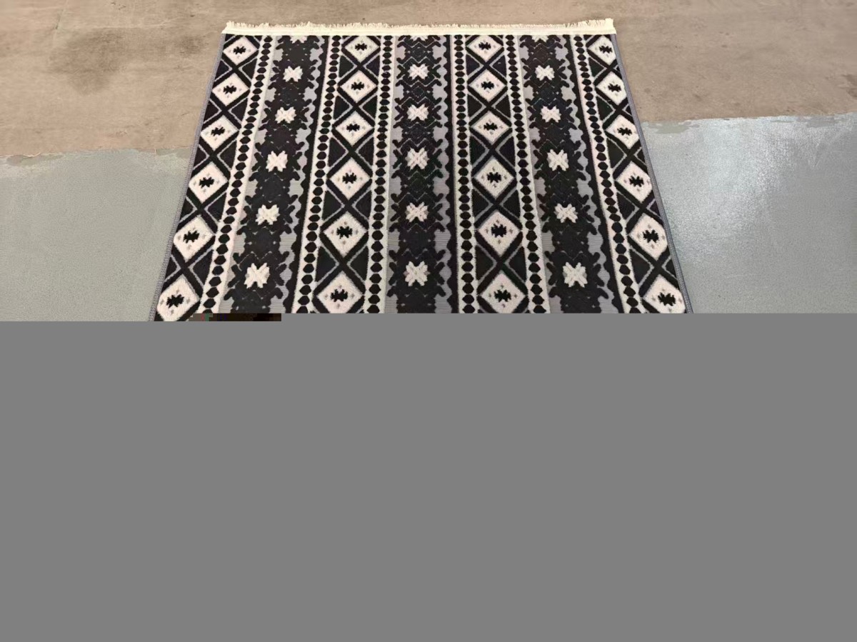 Cotton velvet carpet