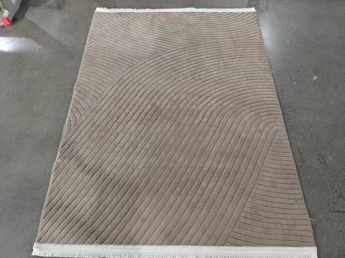 Cotton velvet carpet