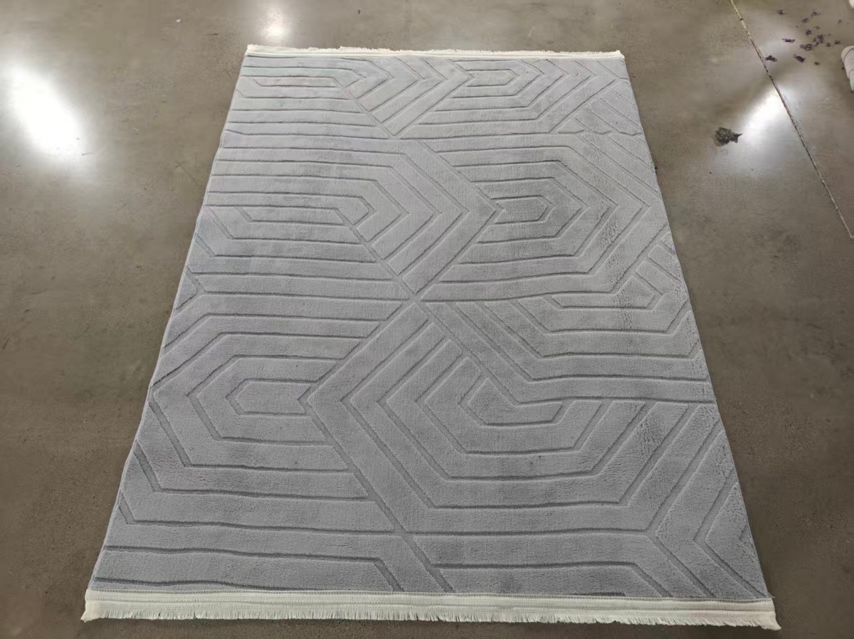 Cotton velvet carpet