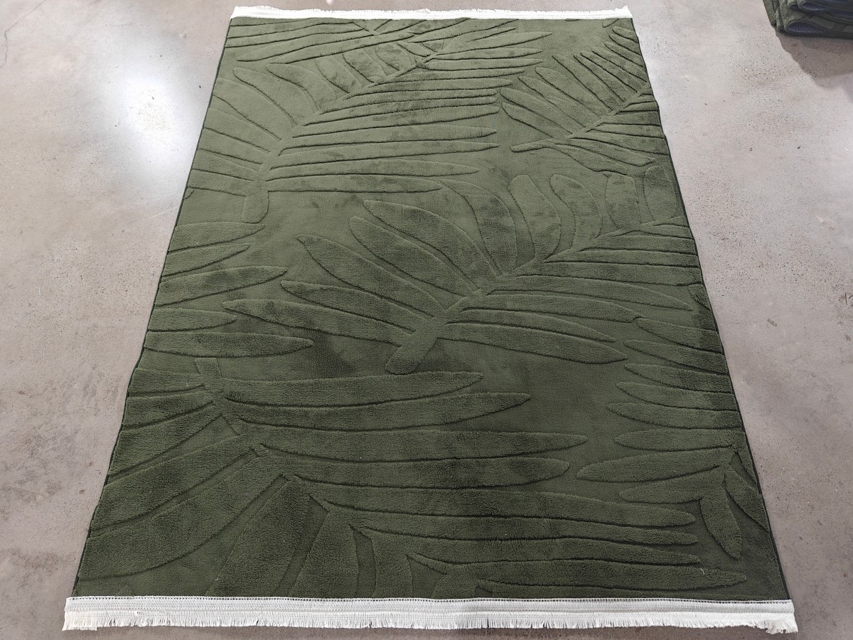 Cotton velvet carpet