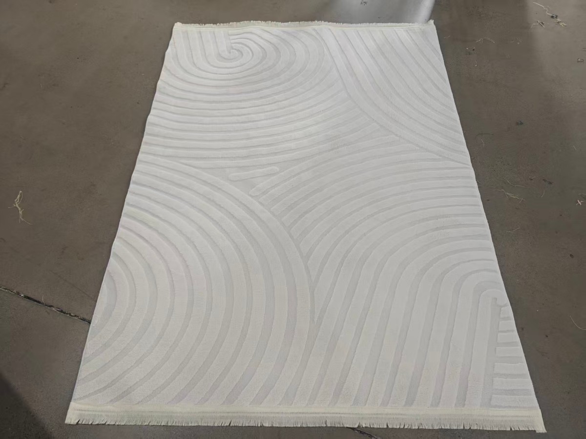 Cotton velvet carpet