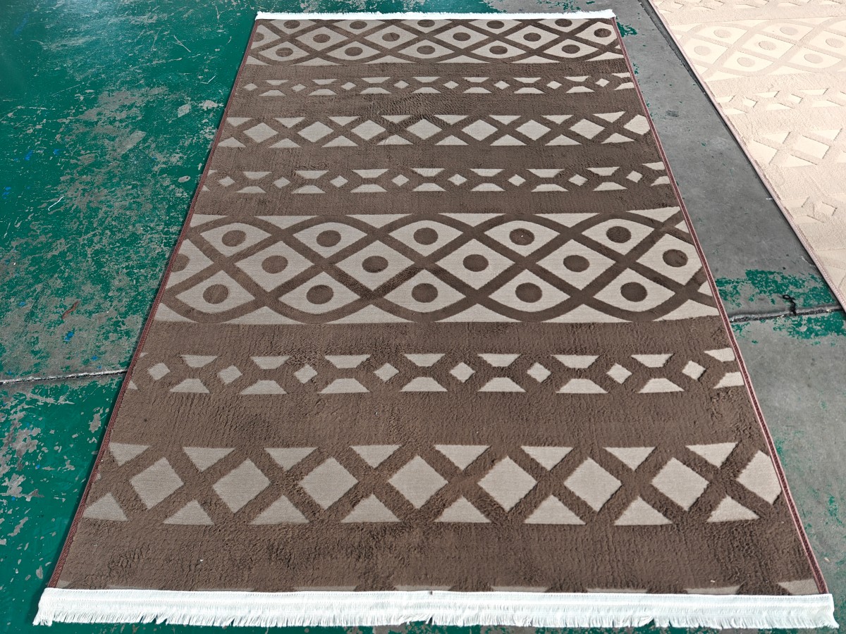 Cotton velvet carpet
